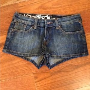NWOT Fox Riders Denim Shorts, Size 1